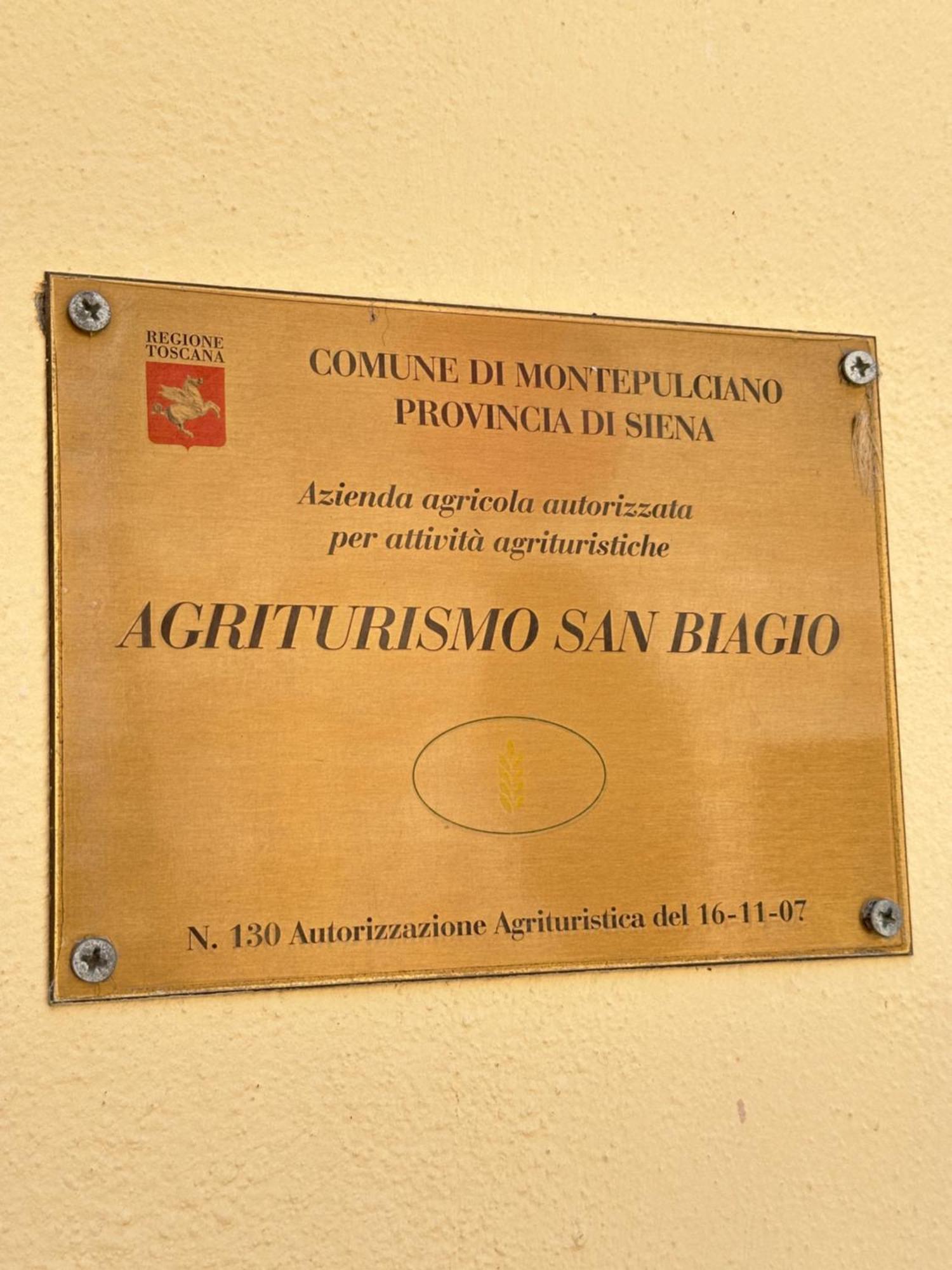 Agriturismo San Biagio Villa Montepulciano Stazione Eksteriør bilde